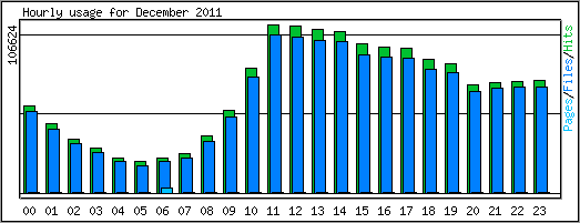 Hourly usage