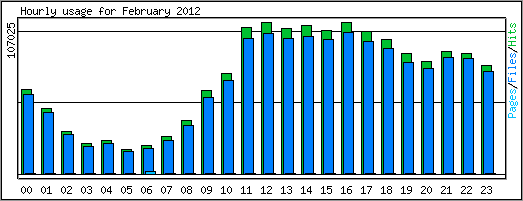 Hourly usage