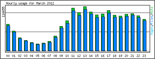 Hourly usage