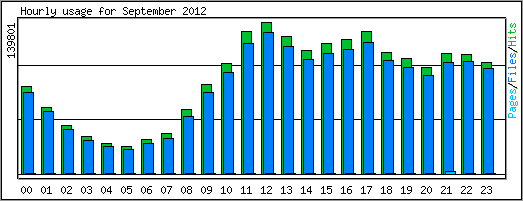 Hourly usage