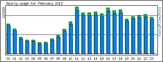 Hourly usage