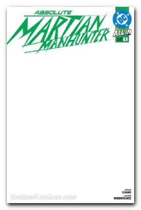 Absolute Martian Manhunter #1 (2025) cover h blank variant