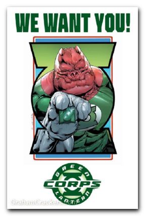 Green Lantern Corps #2 (2025) cover e pasarin recruitment poster acetate variant