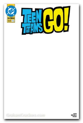 Teen Titans Go #1 (2025) cover b blank variant