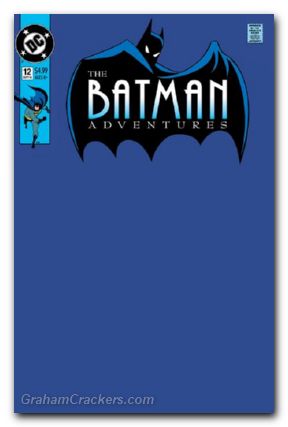 Batman Adventures #12 (1992) 2025 facsimile edition cover d blank variant