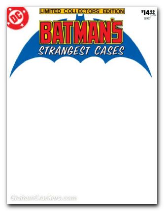 Limited Collectors Edition #59 (1972) 2025 facsimile edition cover c blank variant
