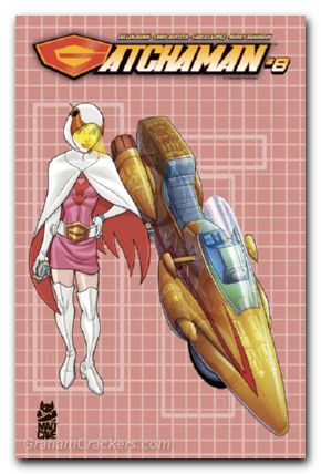 Gatchaman #8 cover b batista blueprint jun and g-3 variant