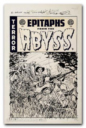 EC Epitaphs From The Abyss #9 (2024) cover d fowler b&w artist edition variant
