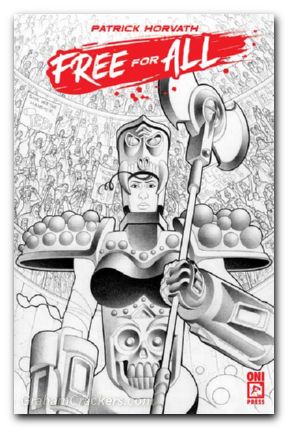 Free For All #1 (2025) cover f lesniewski b&w variant