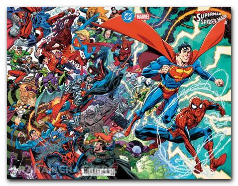 Superman Spider-Man #1 (2026) cover o koblish supermans and spider-mans variant