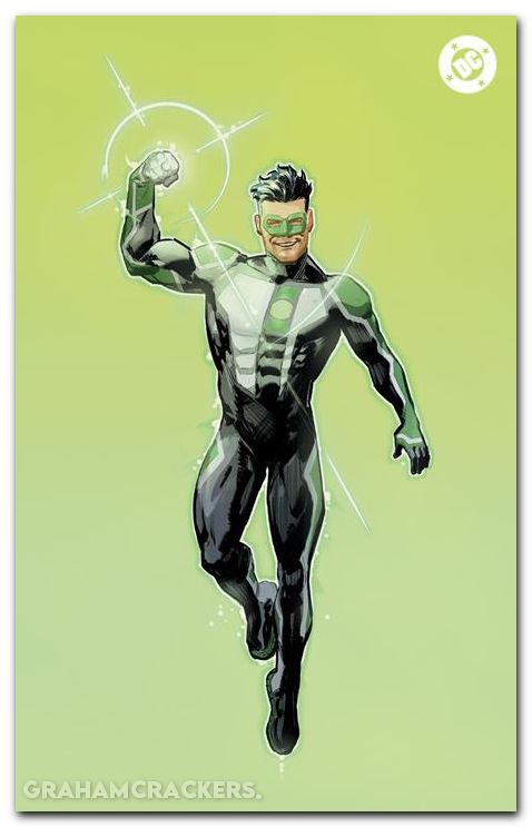 Green Lantern #33 (2023) cover e xermanico corner box spot foil variant