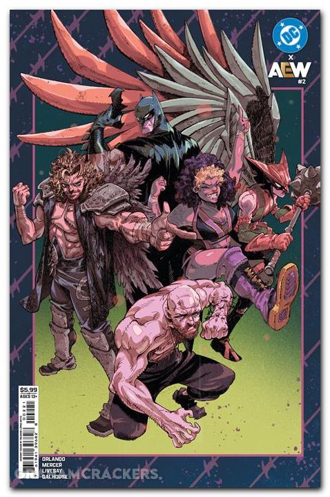 DC X AEW #2 (2026) cover b lopez ortiz variant