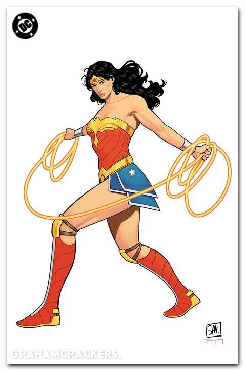 Wonder Woman #31 (2023) cover g sampere corner box spot foil variant