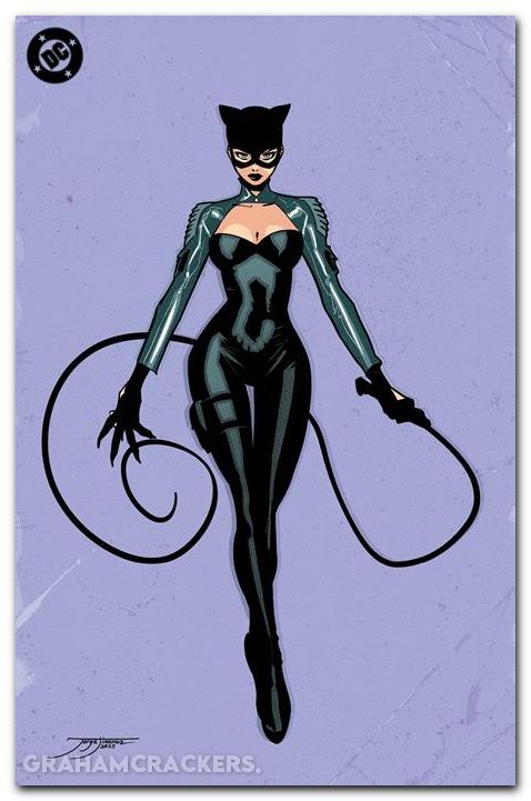 Catwoman #85 (2018) cover g jimenez corner box spot foil variant