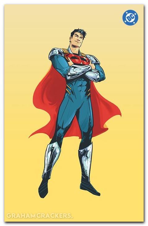 Superman #36 (2023) cover f patridge corner box spot foil variant