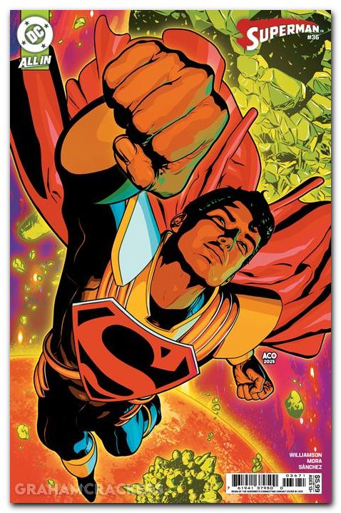 Superman #36 (2023) cover g aco reign of the superboys connecting variant