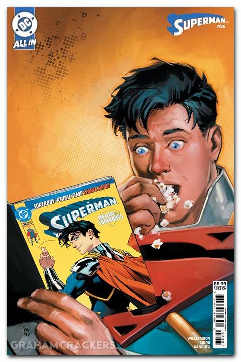 Superman #36 (2023) cover h reis superman variant