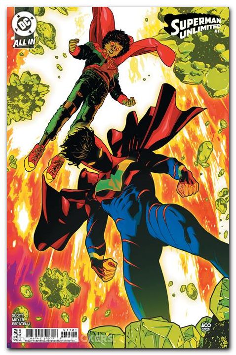 Superman Unlimited #11 (2025) cover g aco reign of the superboys connecting variant