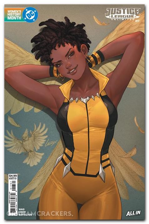 Justice League Unlimited #17 (2024) cover f leirix womens history month variant