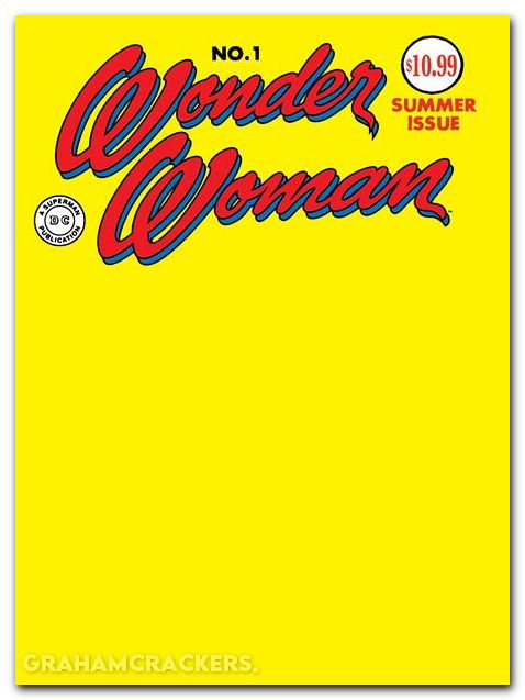 Wonder Woman #1 (1942) 2026 facsimile edition cover b blank variant