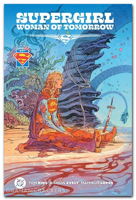 Supergirl Woman Of Tomorrow HC Deluxe Edition #01 Dust Jacket Superman Day 2026 Edition