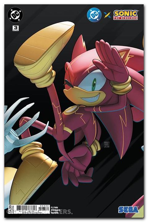 DC X Sonic The Hedgehog #3 (2025) second print