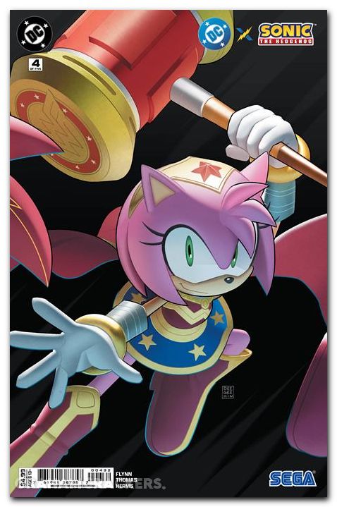 DC X Sonic The Hedgehog #4 (2025) second print