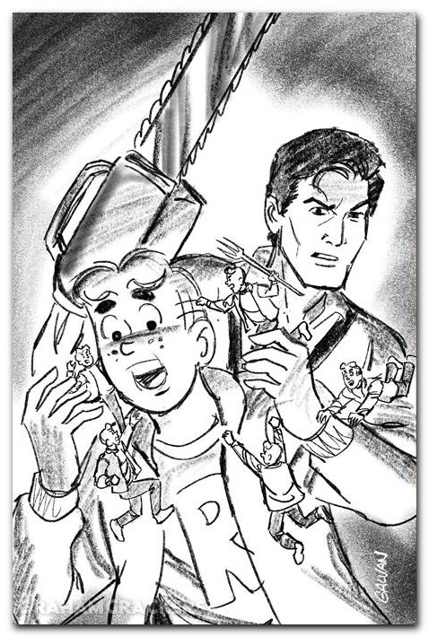 Archie X Army Of Darkness #2 (2026) cover i galvan pencils virgin variant