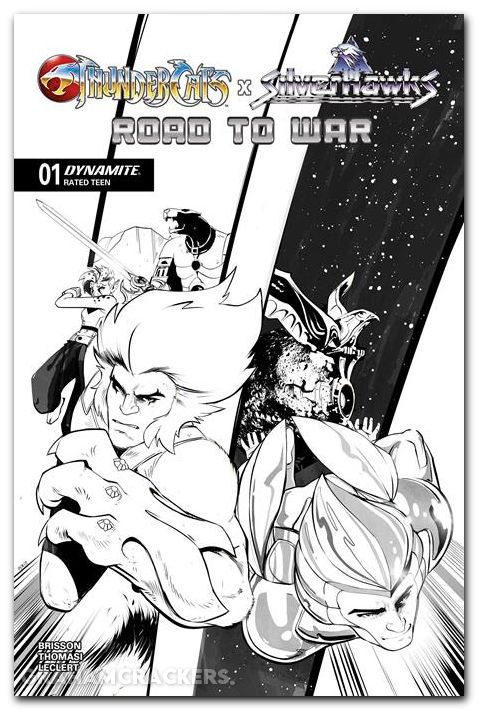 Thundercats X Silverhawks Road To War #1 (2026) cover h piriz line art variant