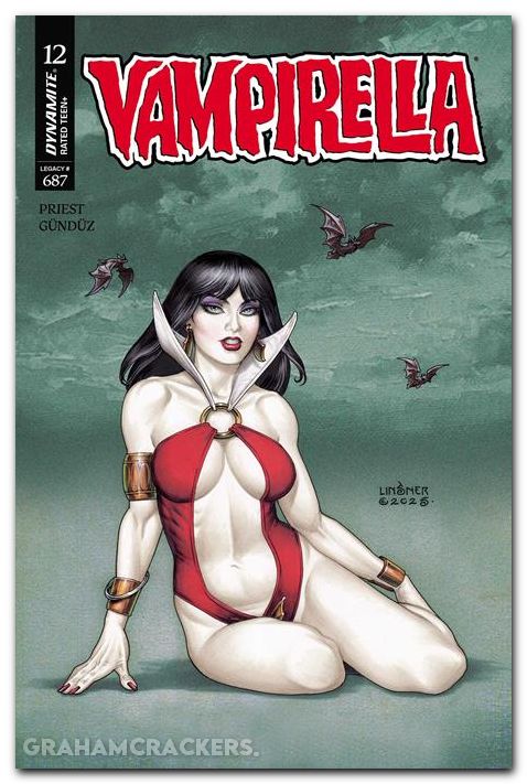 Vampirella #12 (2025) cover c linsner variant