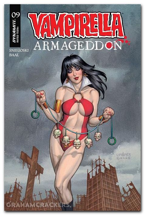 Vampirella Armageddon #9 (2025) cover c linsner variant
