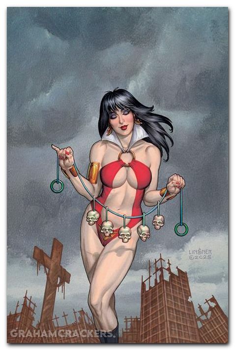 Vampirella Armageddon #9 (2025) cover g linsner virgin variant