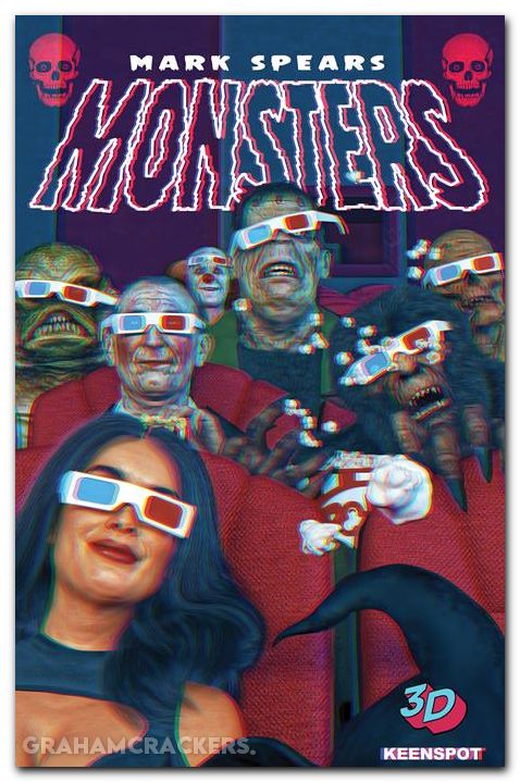 Mark Spears Monsters #9 cover d monsters matinee 3d variant