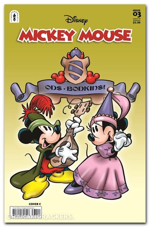 Mickey Mouse #3 (2025) cover c cavazzano yellow variant