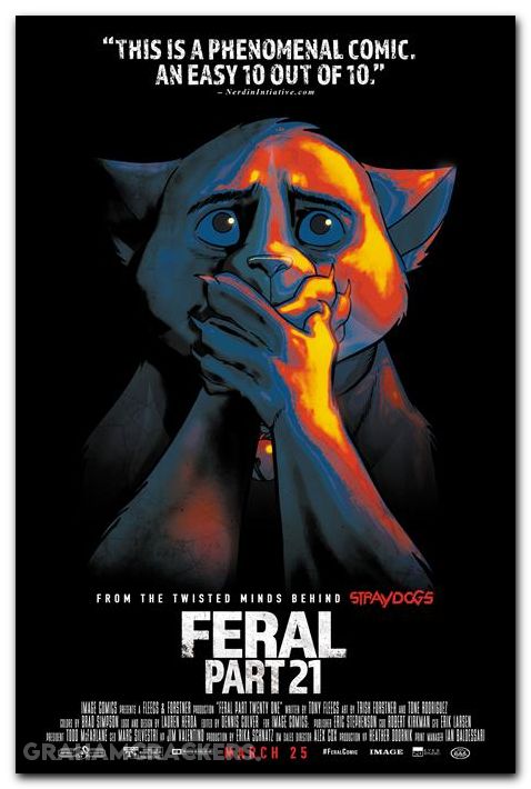 Feral #21 cover b forstner variant
