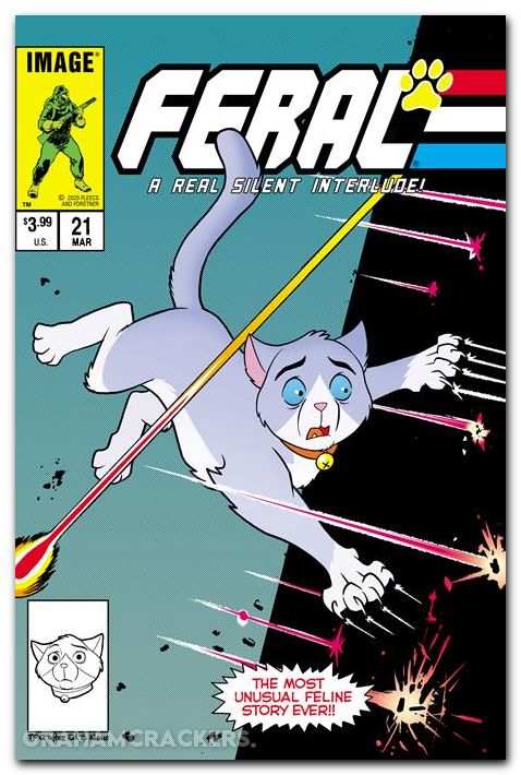 Feral #21 cover d fleecs gi joe homage variant