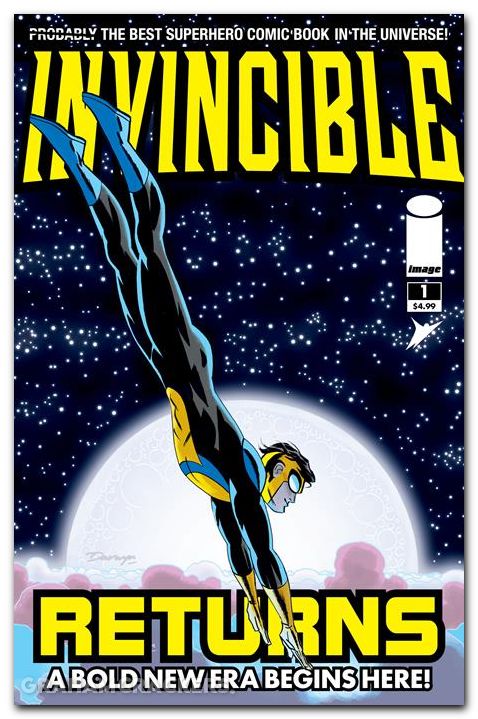 Invincible Returns #1 (2010) 2026 facsimile edition cover c cooke variant