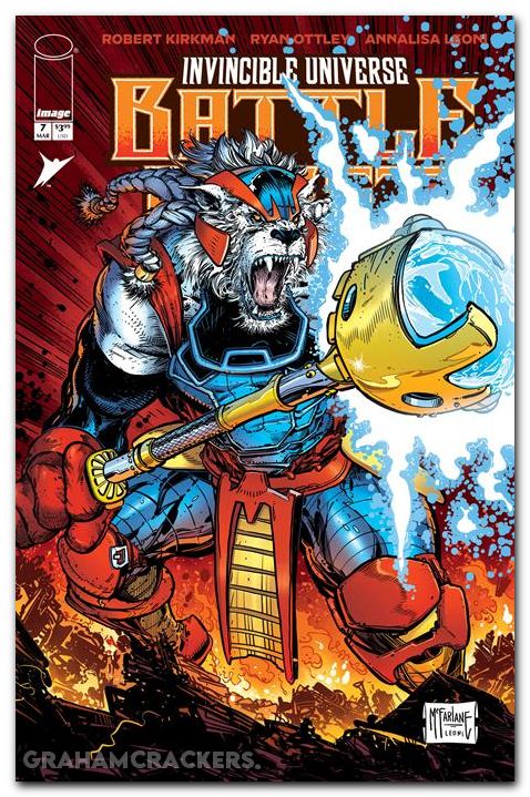 Invincible Universe Battle Beast #7 (2025) cover b mcfarlane variant