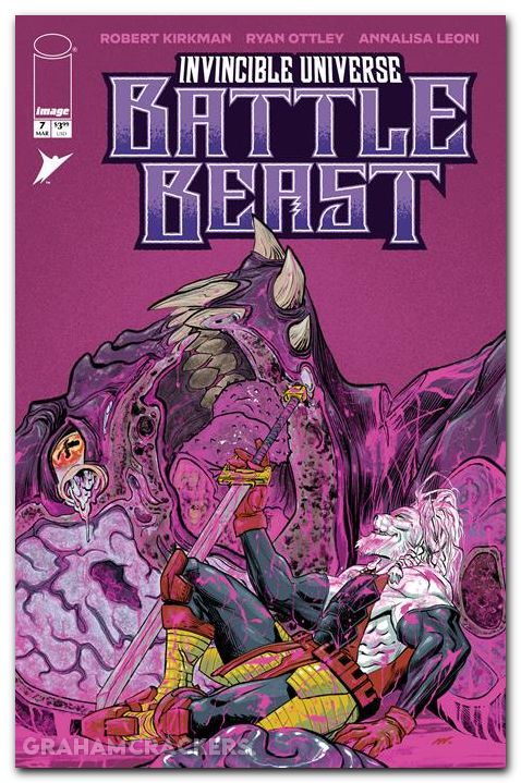 Invincible Universe Battle Beast #7 (2025) cover g roberts variant