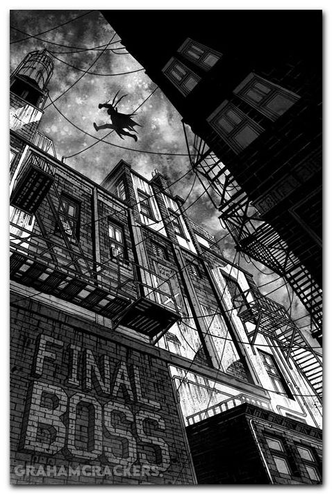 Final Boss #5 (2025) cover d earls b&w variant