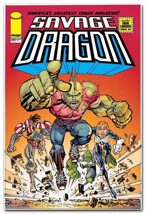 Savage Dragon #280 (1993) cover a