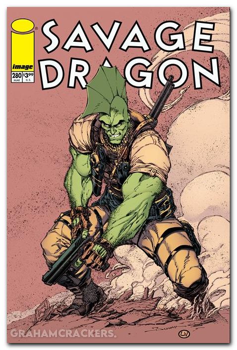 Savage Dragon #280 (1993) cover c booth variant