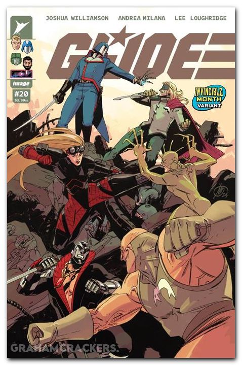 GI Joe #20 (2024) cover f reilly invincible team up variant