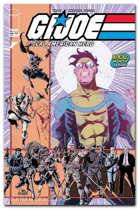 GI Joe A Real American Hero #326 (2023) cover d mooneyham invincible team up variant