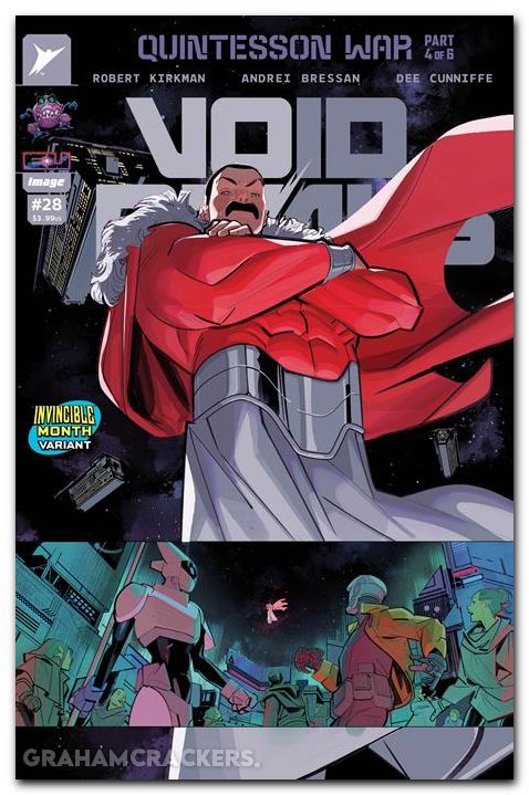 Void Rivals #28 cover f de felici invincible team up variant