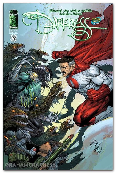 Darkness #4 (2025) cover d benes invincible team up variant