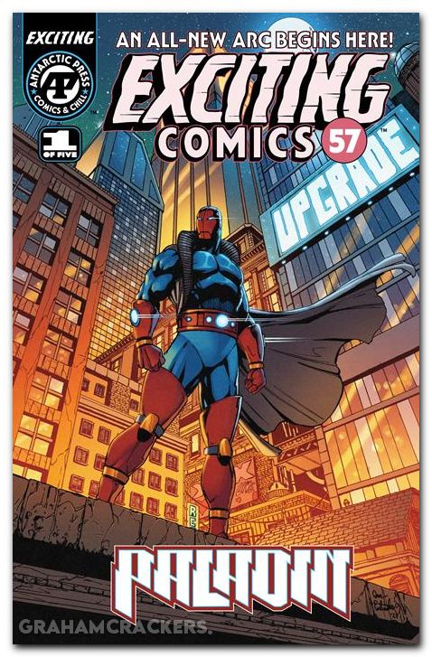 Exciting Comics #57 cover a