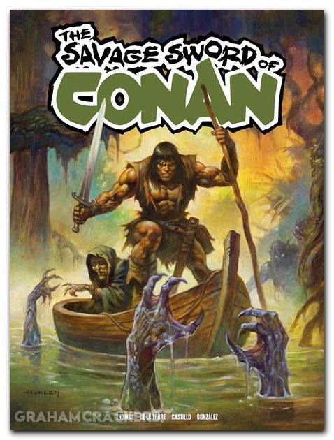 Savage Sword Of Conan #13 (2024) cover c horley foil variant