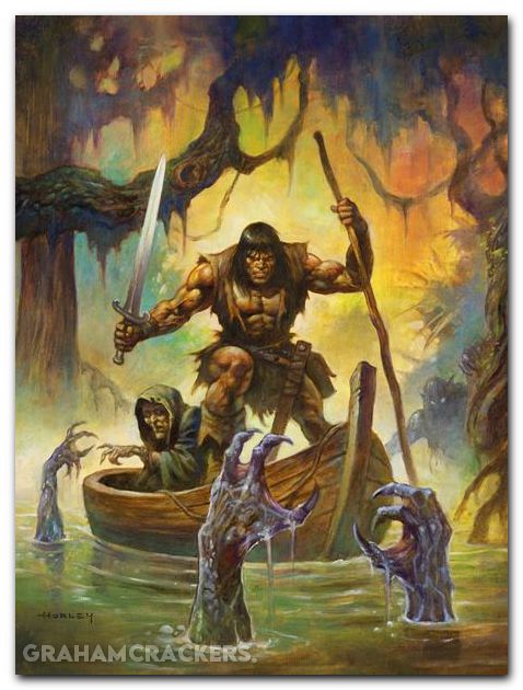 Savage Sword Of Conan #13 (2024) cover d horley virgin variant
