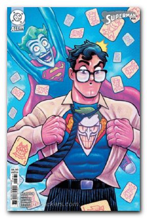 Superman #25 (2023) cover f hipp april fools variant